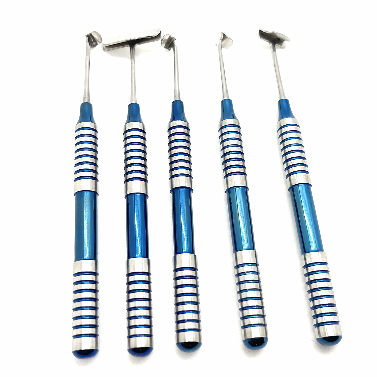 5 Pcs Set Soft Brushing Kit Dental Instruments Implant Lingual Flaps Surgery with Cassette