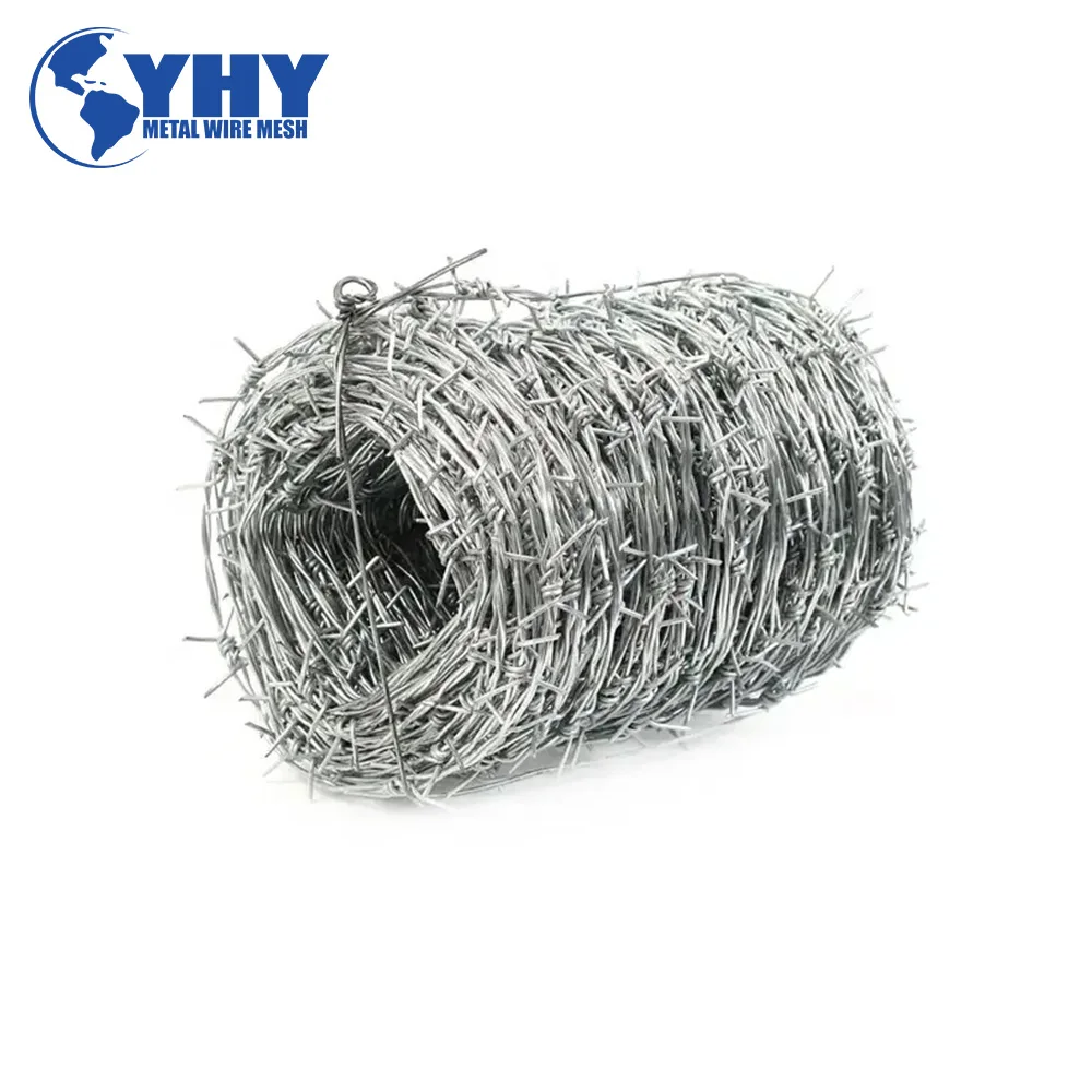 Blade double-sided gill net High-quality hot-dip galvanized barbed wire Single-strand gill net wire fence