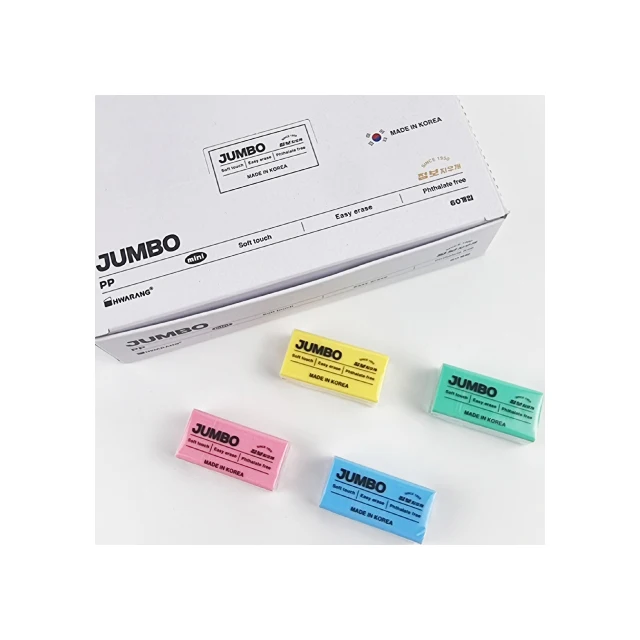 Jumbo PP ластик индивидуальные мягкие ластики различные цвета полезные инструменты для всех сделанные в Корее подходящие детей