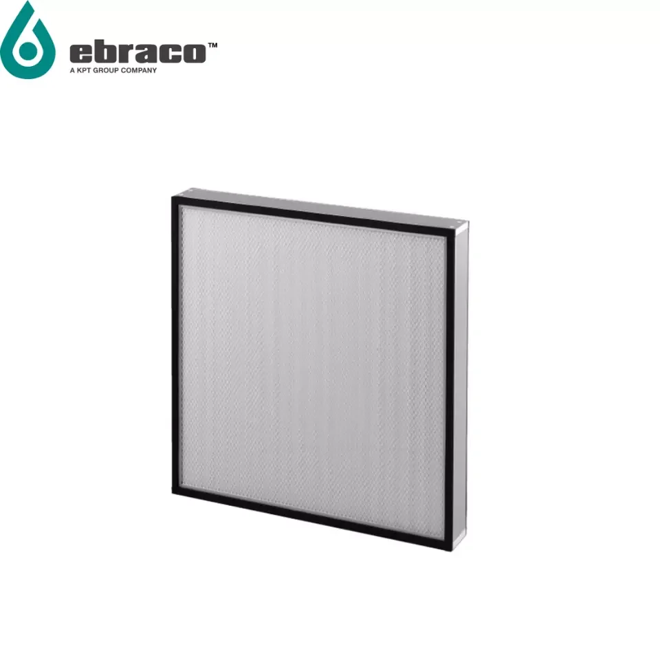 Aluminum Separator 287x592x94mm Header Ebraco F8 90<Em<95 (12x24x4inch) Medium Fine Element Air Filter for HVAC, AHU, Cleanroom
