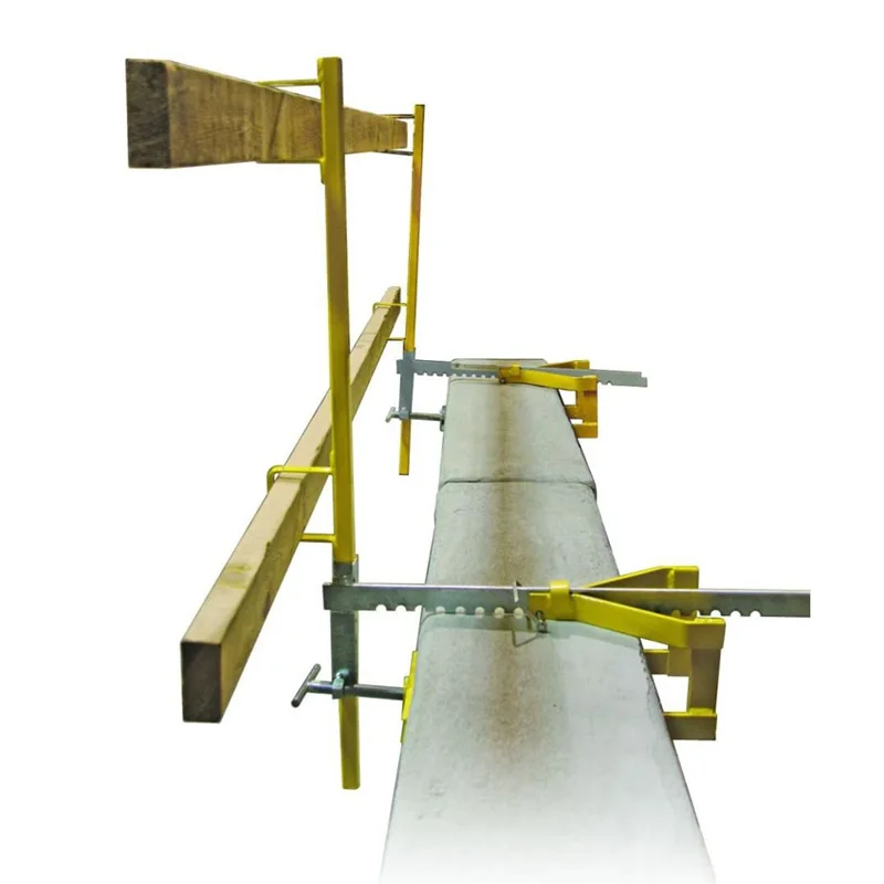 Temporary Guardrails construction fall protection parapet wall guardrail system parapet clamp