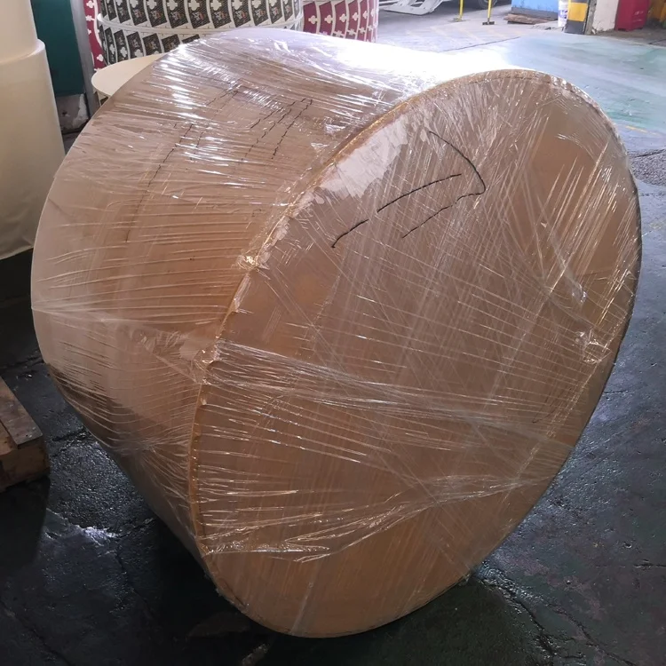 PE Coated Kraft Paper Cup Roll Food Grade Raw Materials Factory Cup Paper Jumbo Roll PE-coated Lamination