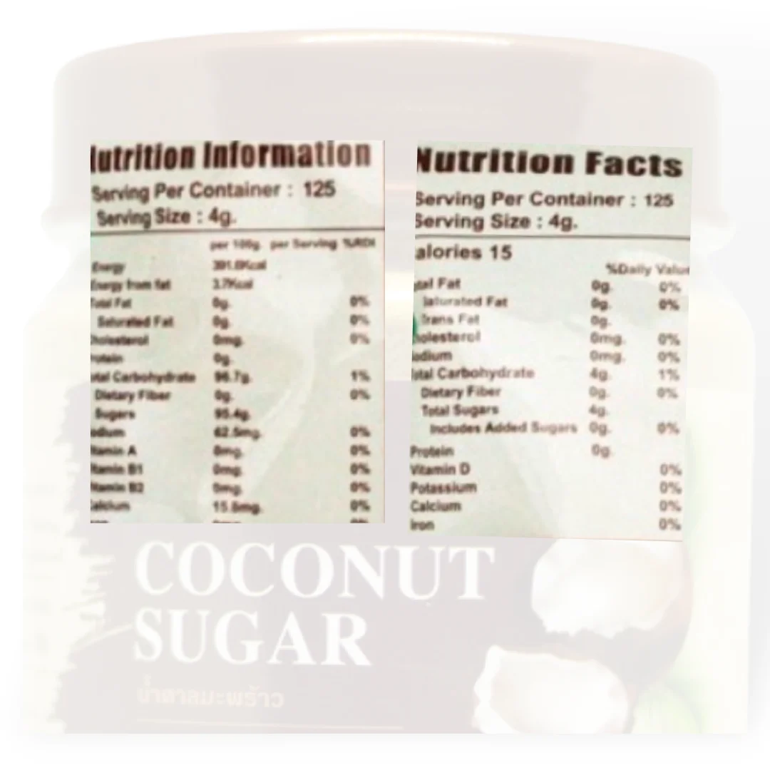 AD 300g Organic Coconut Blossom Sugar in Glass Jar Product of Thailand Wholesale Best Price