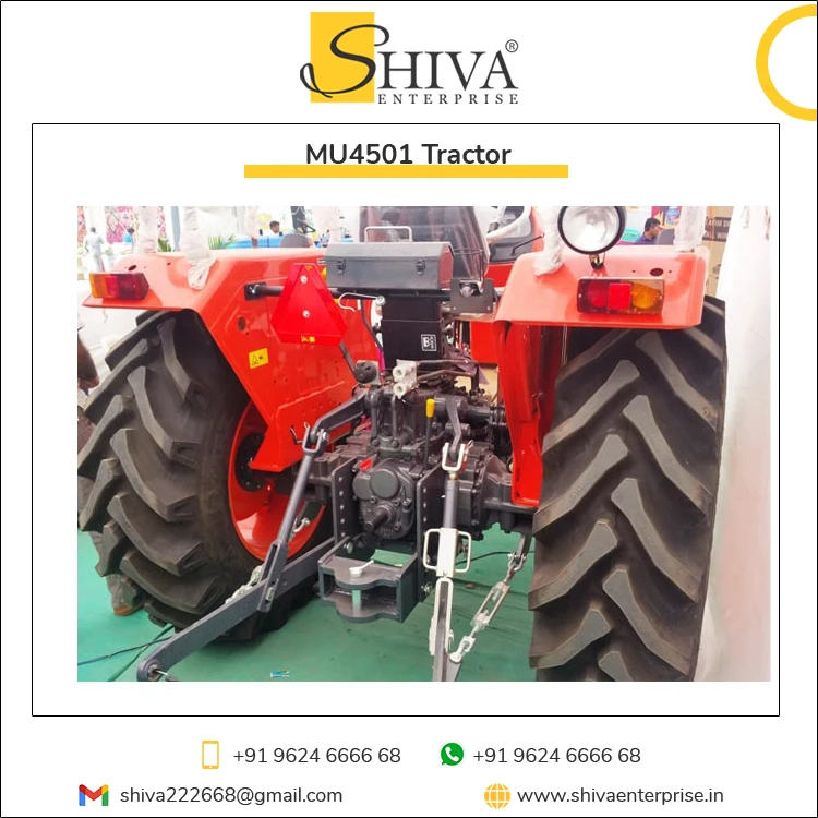 Kubota Fuel Efficient 4 Cylinder 6 Spline PTO 4wd / 2wd Engine MU4501 Agriculture Tractor at Lowest Price