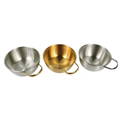 High quality Korean thickened stainless steel double gold ear ramen pot mini hot pot  stainless steel instant noodle pot