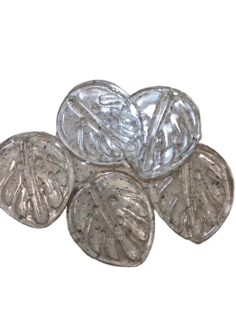 Hand Made Glass Maple Leaf Pendants Art Design Leaf Hanging Ornaments For Chandelier and pendent charm