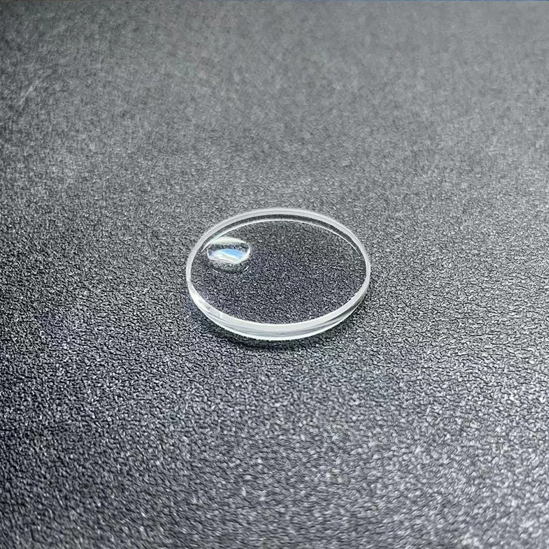 Groove Sapphire Crystal Watch Glass with Date Window