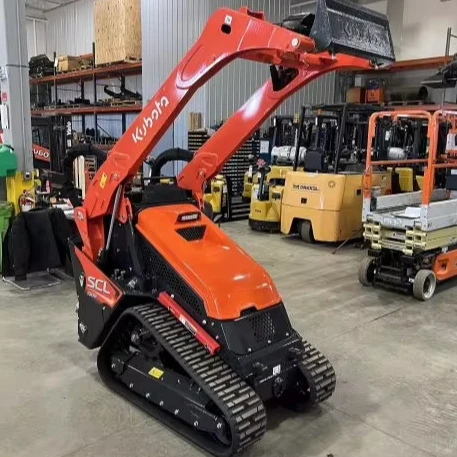 2023 High Performance Kubota SCL1000 Ride-On Mini Skid Steer Hydrostatic Transmission 24.8hp D902-T Turbocharged Diesel Engine