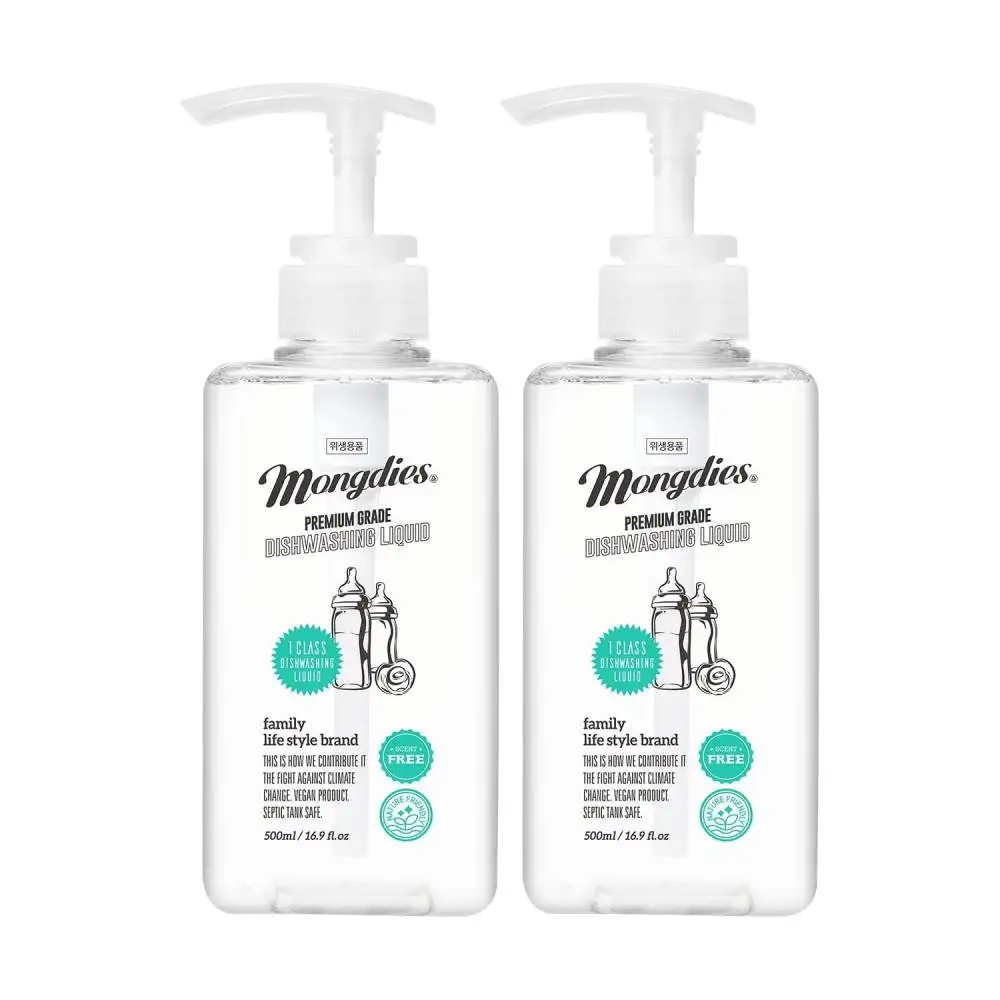 Mongdies Baby Dish washing liquid A safe class kitchen detergent and baby bottle cleaner safe without hot water disinfection