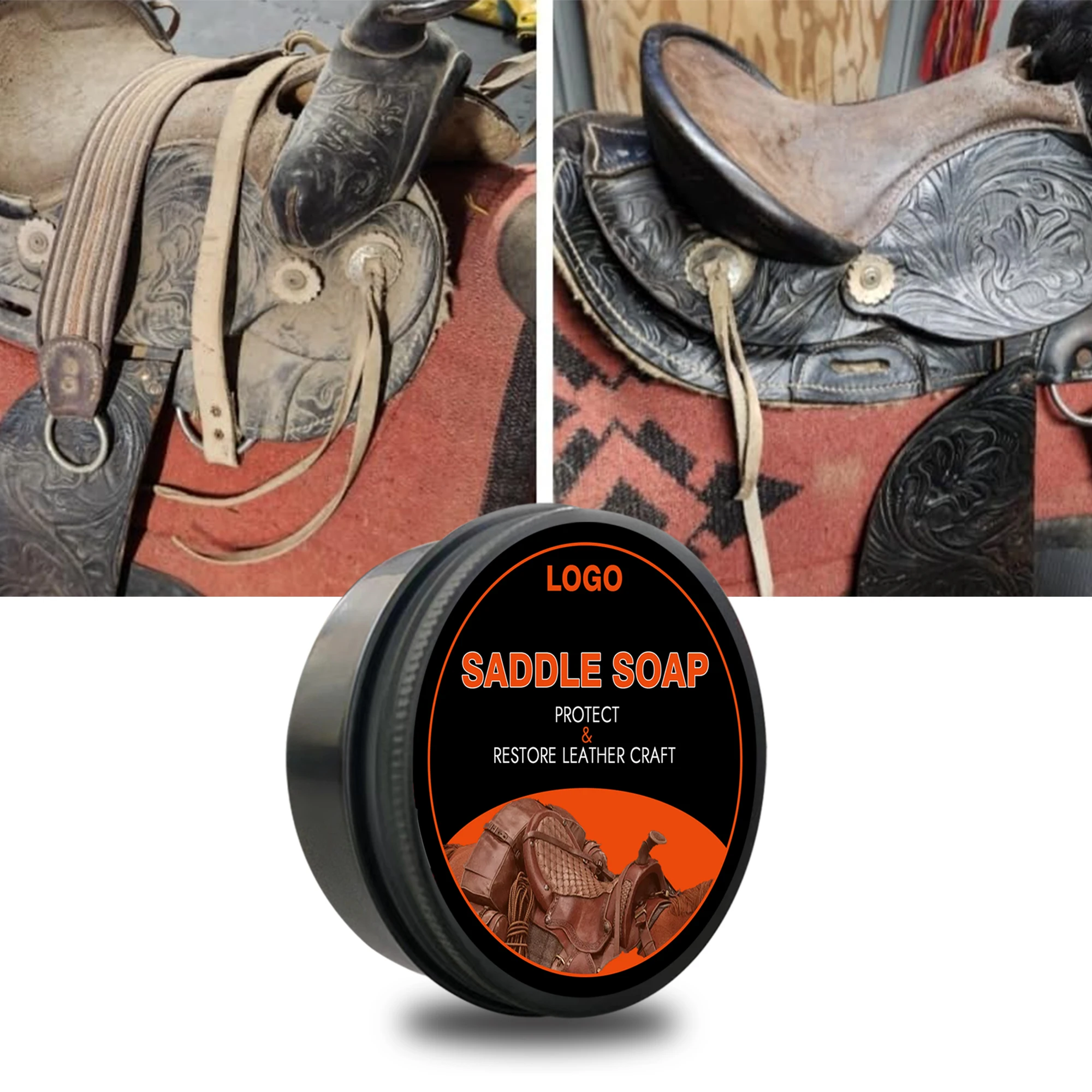 Высококачественное седловидное мыло очиститель для конной кожи Глубокая очистка лошадей принадлежностей и оборудования