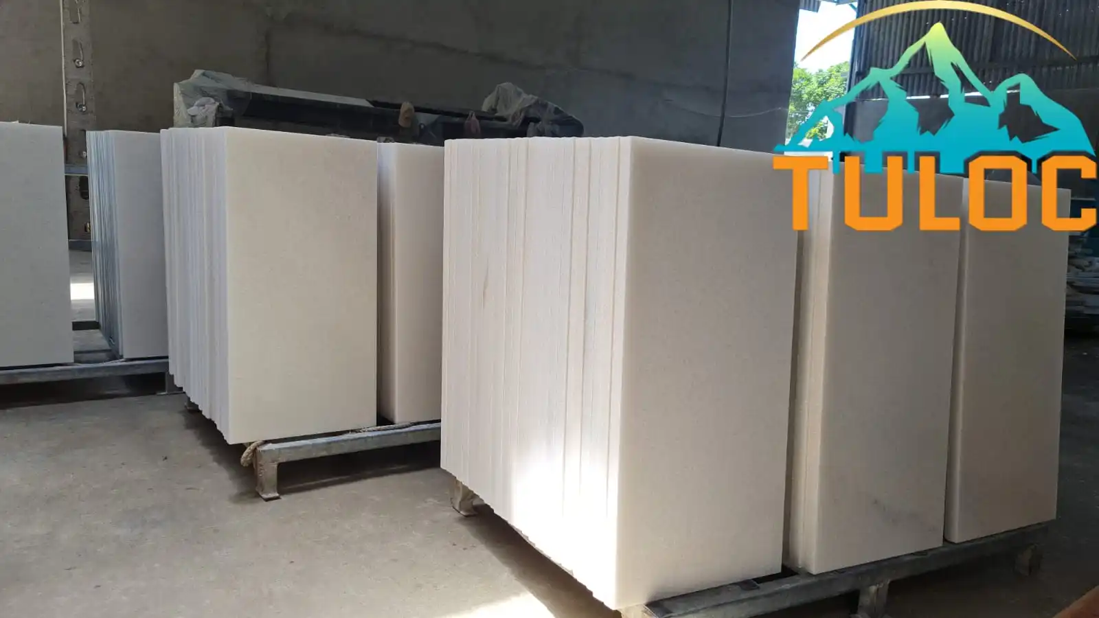 Vietnam export Diamond White  600 x 1200mm 400x800mm  large marble asia tiles