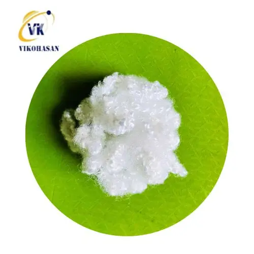cheapest price Hollow Conjugate White Fiber Polyester  Recycled for sofa Pillow furniture filling from VIKOHASAN factory