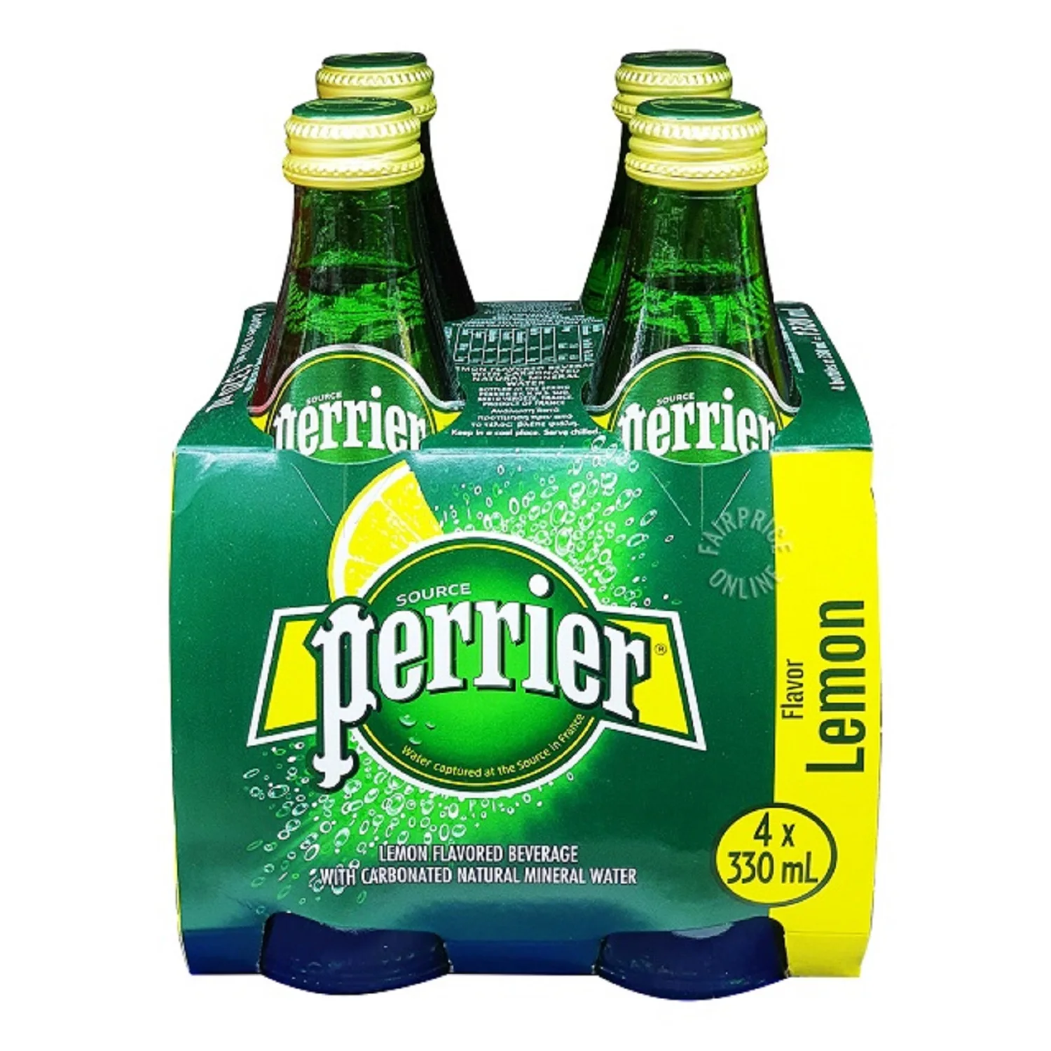 2023 Perrier Sparkling Natural Mineral Water, 16.9 Oz, Case Of 24 Bottles