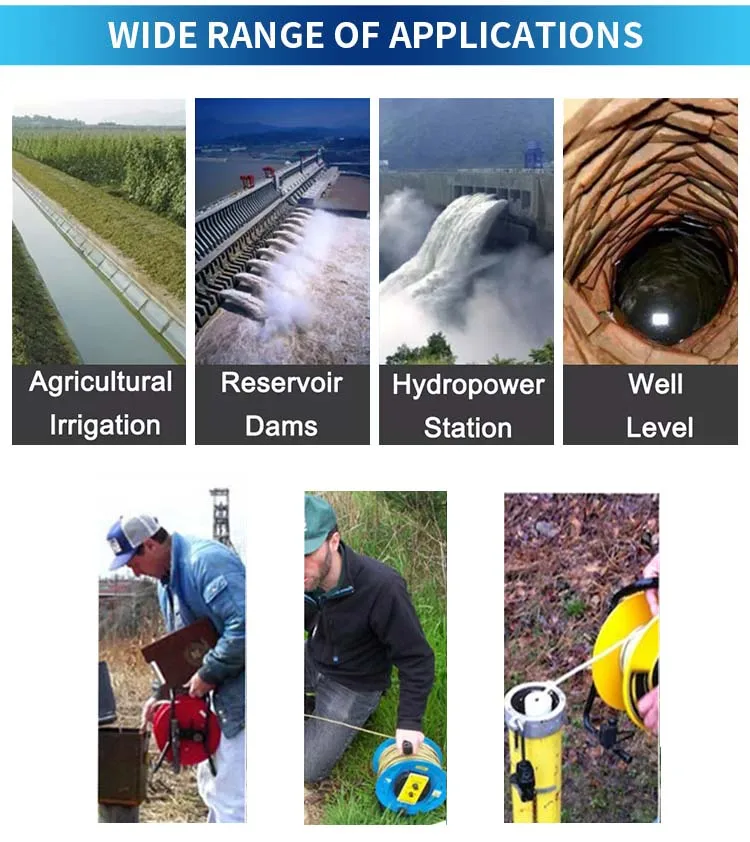 Atech 50m steel ruler water level gauge electric water level gauge