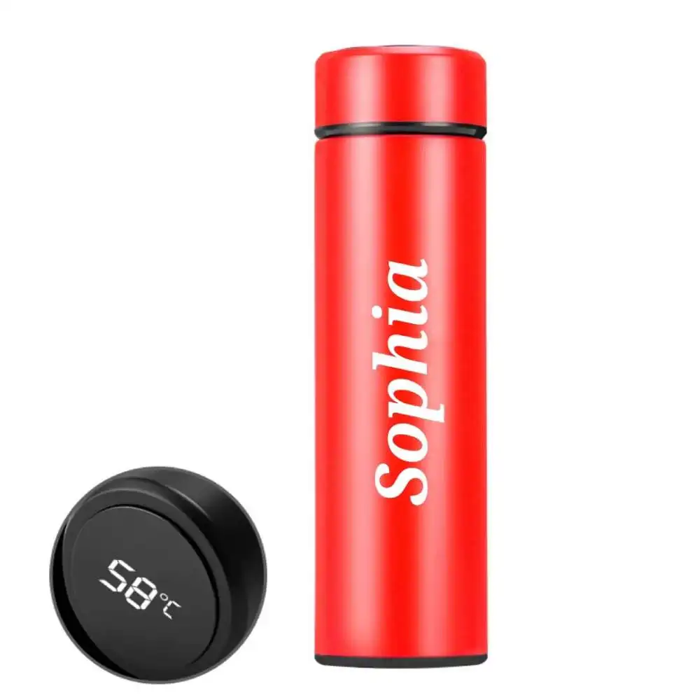 original New gifts items Customizable  LED Thermal Flask Bottle gifts sets