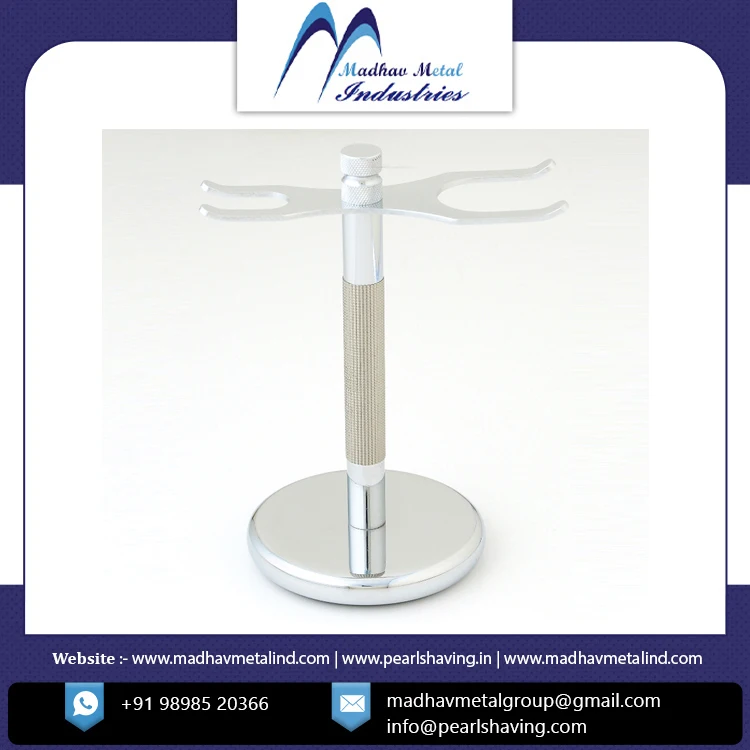 Shaving Brush Stand Shaving Metal Shaving Stand Razor At A Reasonable Price From India