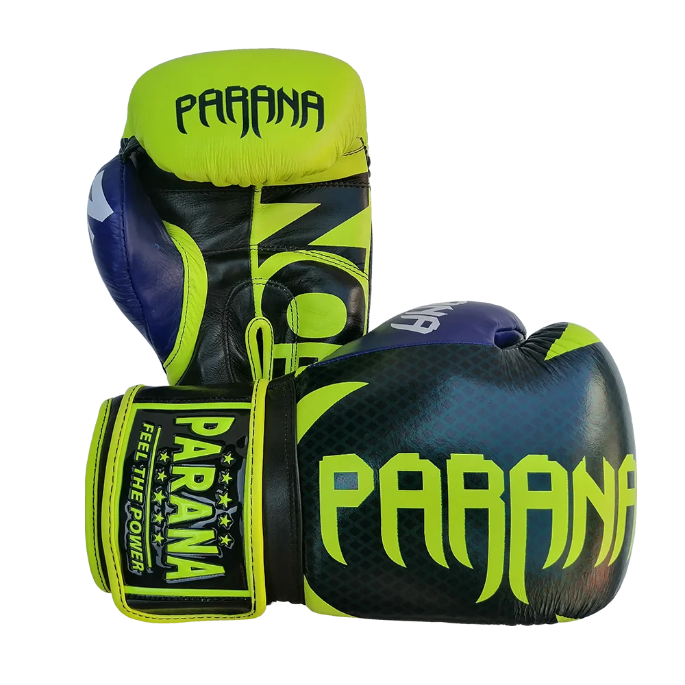 PARANA HAMMER PRO BOXING GLOVES LEON EDITION HOOK & LOOP / LACES BLUE/YELLOW BLACK/WHITE ORANGE/BLUE BLACK/RED BLACK/GOLD