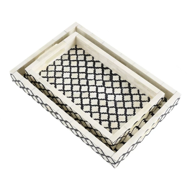 BEST SELLING BONE INLAY SERVING TRAY NEW BONE INLAY MOTHER OF PEARL TRAY