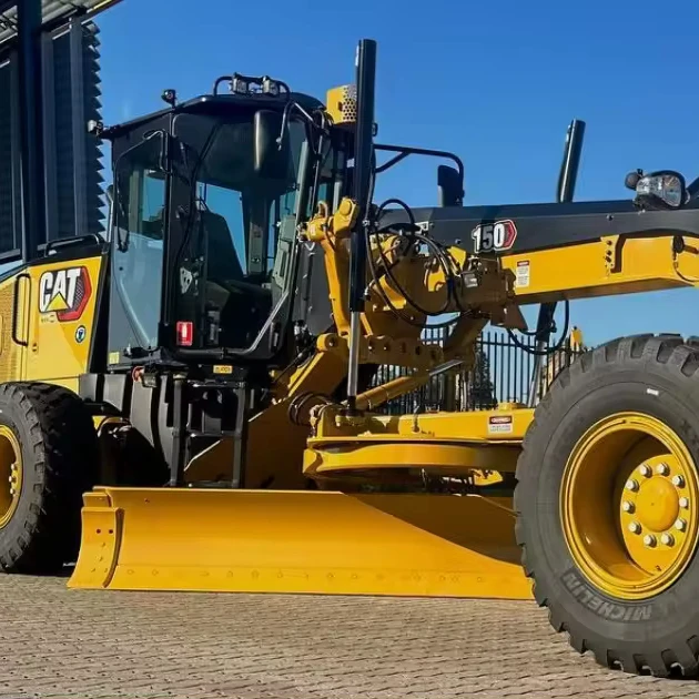 Used CAT motor grader 150 caterpillar 150 140k 140h 150 used cat motor grader