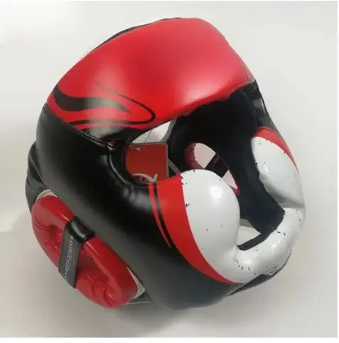 Make Your Own Boxing Training Safety Cheap Head Guard Boxing Helmet for Professionals Head Guard Made With Pure Leather MS-HG-19