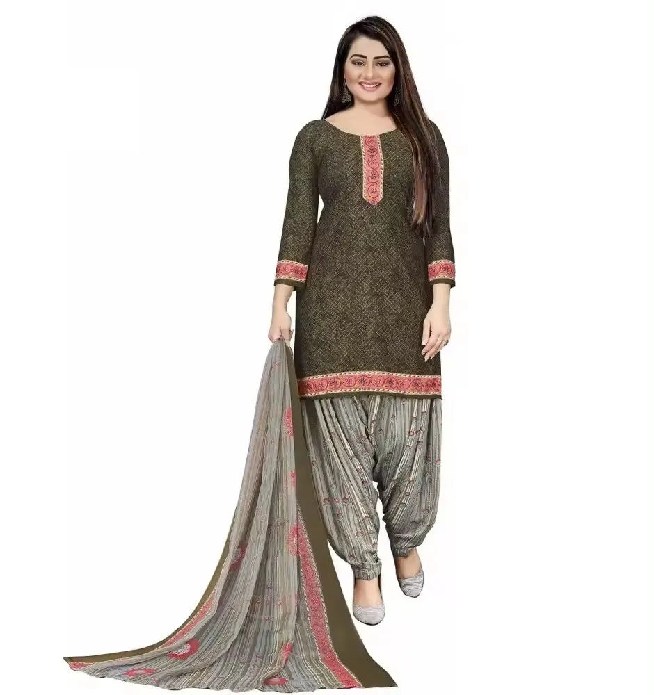 Pakistani Printed Lawn Dresses / Punjabi Suit Printed Salwar Kameez / Ladies Readymade Suits