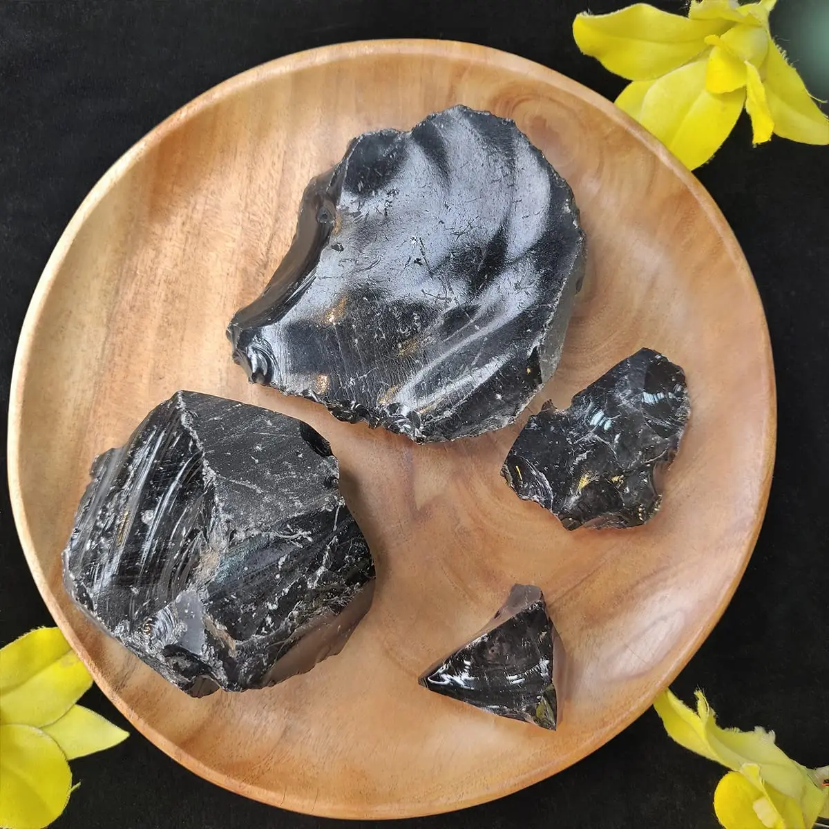 HIgh quality Black obsidian natural Raw rough Quartz stone quartz crystal stones for sale  Buy from AL AQSA CRYSTAL & GEMS