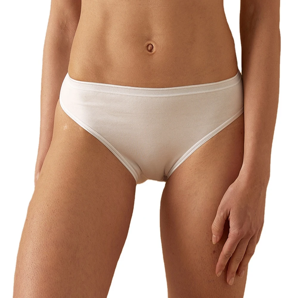 Italian High Quality Branded Everyday Style Regular-Rise Comfortable Cotton Bikini Panties For Women