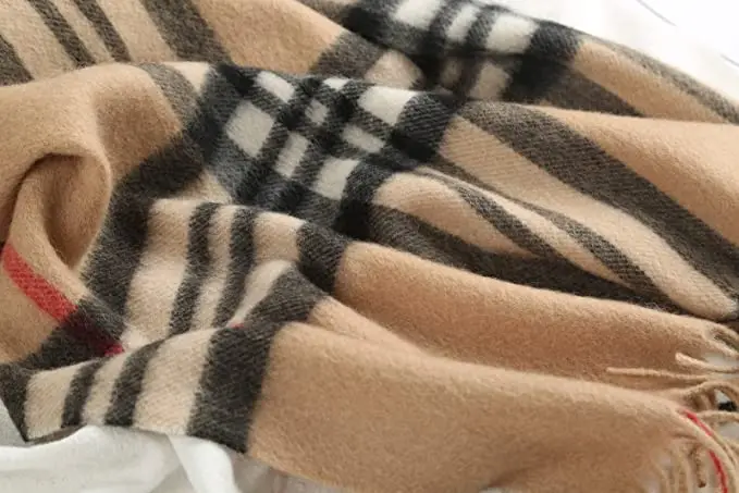 Hot sale Winter Cashmere Scarfs for Women Lightweight Plaid Blanket Warm Wool Shawl Cape