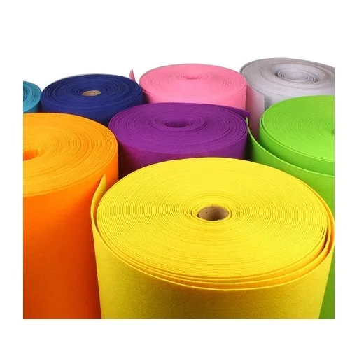 100% Polyester Waterproof Sustainable Breathable Premium Garment/Tennis Materials Needle Punched Plain Texture Felt from Vietnam