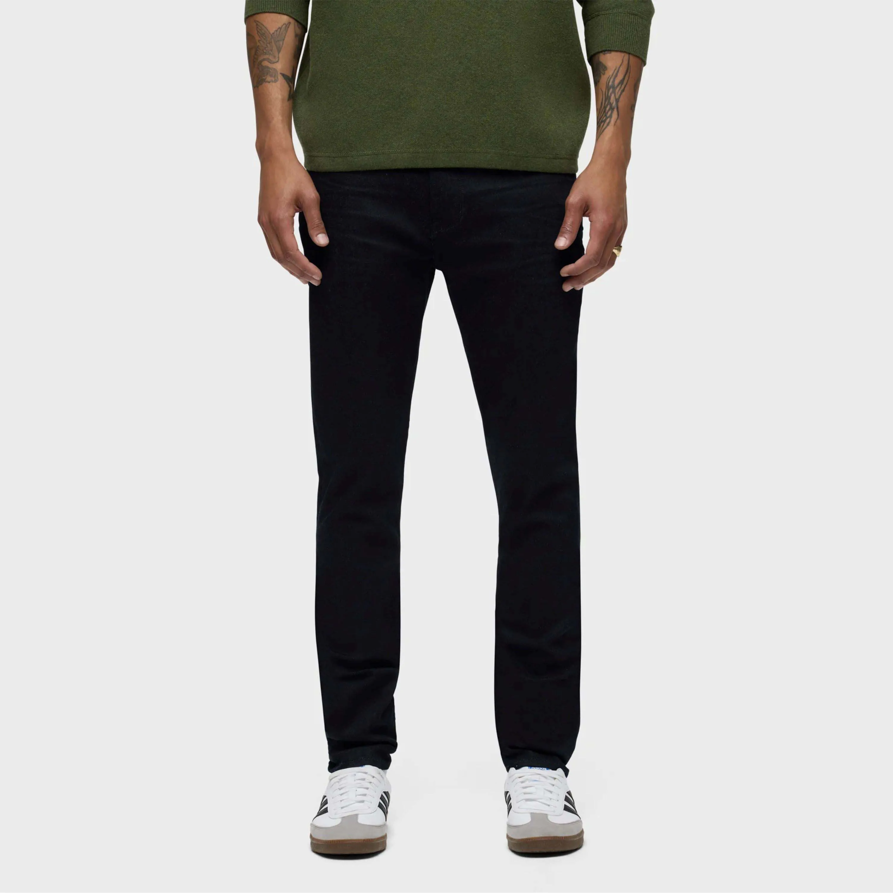 Mens  Denim Skinny Black Jeans Slim Fit Stretch Jeans for a Modern Look, Perfect for Casual Wear, Street Style, and Everyday