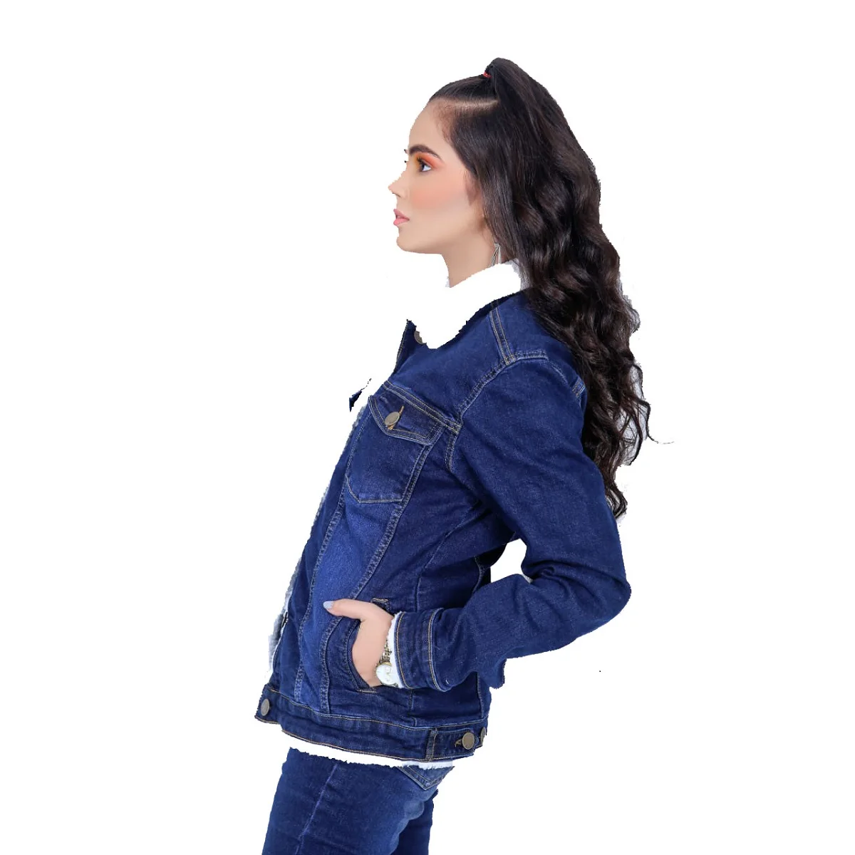 Factory Cheap Price Wholesale High Quality Women Jeans Denim Jacket Top Selling Jackets 2022 With customized logo stuff shade et
