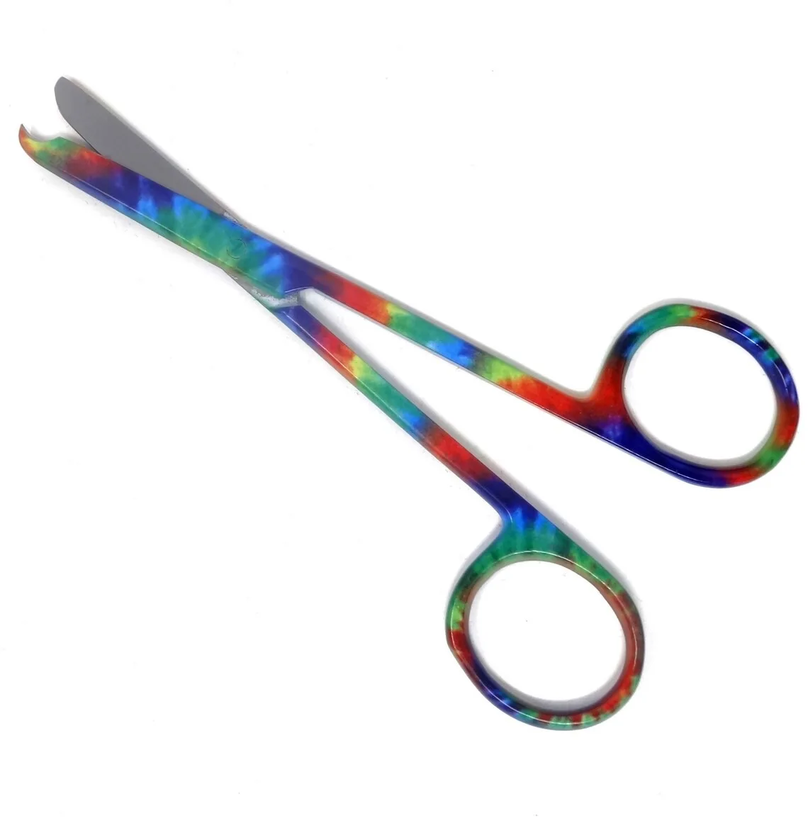 Suture Scissor Hemostatic Forceps Straight Curved and Bandage Scissors Surgical Instruments Set Of 4 Pieces Medical Nursing Kit