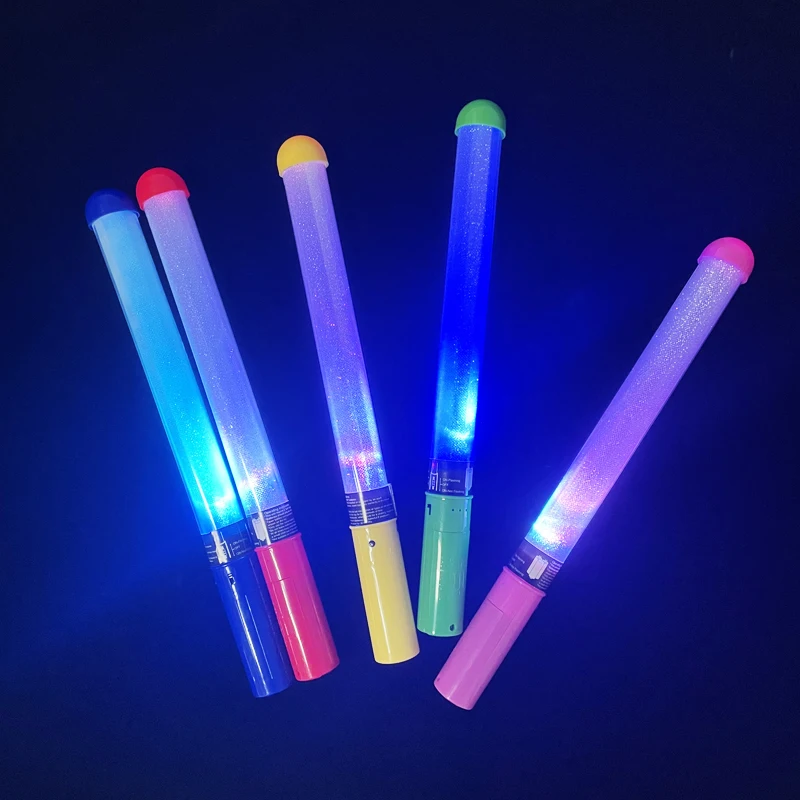 12.5' LED Flashing Magic Dreamy Gypsophila Glow Sticks Security Patrol Baton Wand for Halloween Christmas New Year Concert