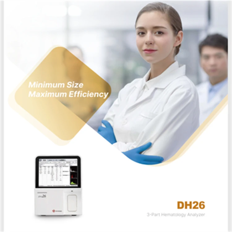 DYMIND DH26 Hematology Analyzer Professional Medical Devices 3 Part CBC Hematology Analyzer blood testing equipments