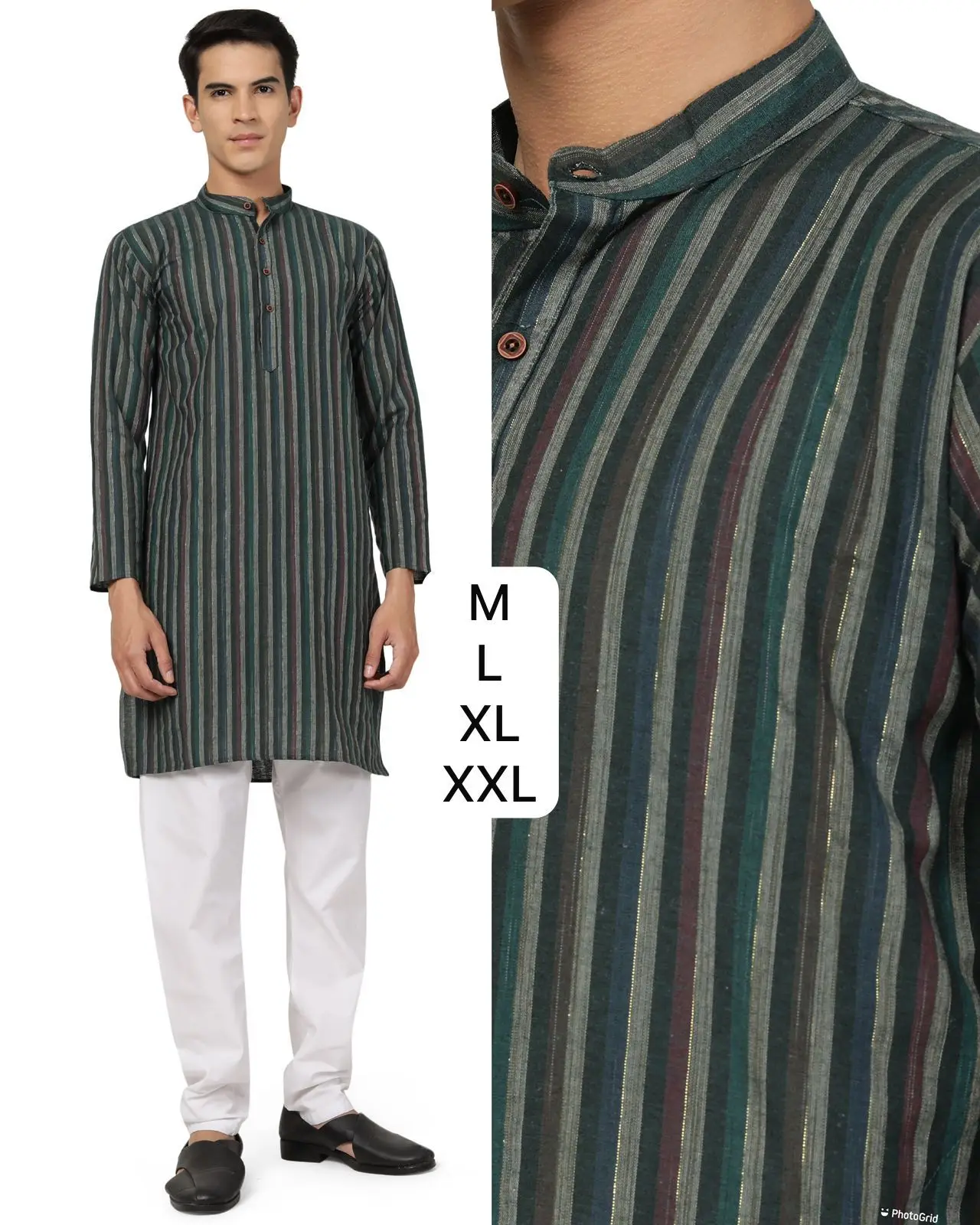 Men Kurta Manufacturer in India Wedding Party Causal Wear Cotton Men Kurta Pajama