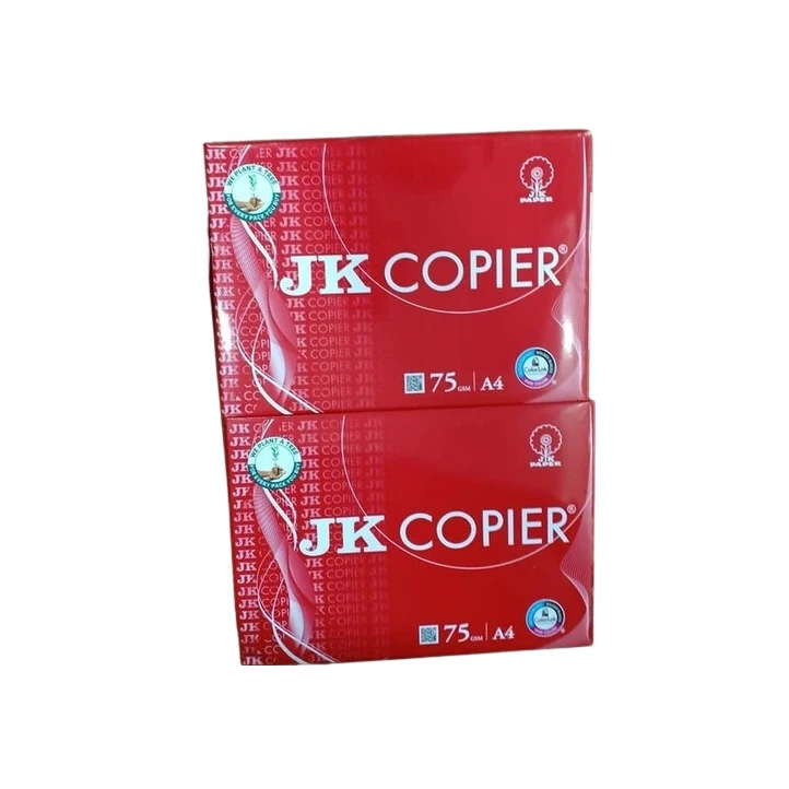 Original best Quality JK Copier A4 Copier Paper 80 gsm 75 gsm 70 gsm /a4 white paper 500sheets per ream packaging.