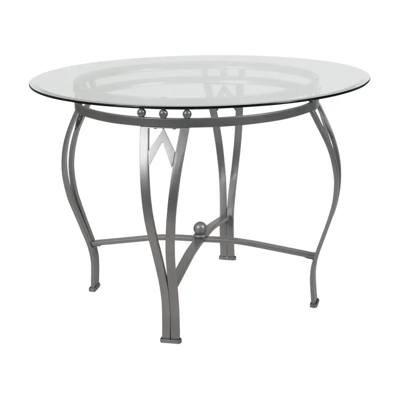 For Sale 2024 Round Glass Dining Table For Dining Room Home Kitchen And Hotel In Wholesale Prices