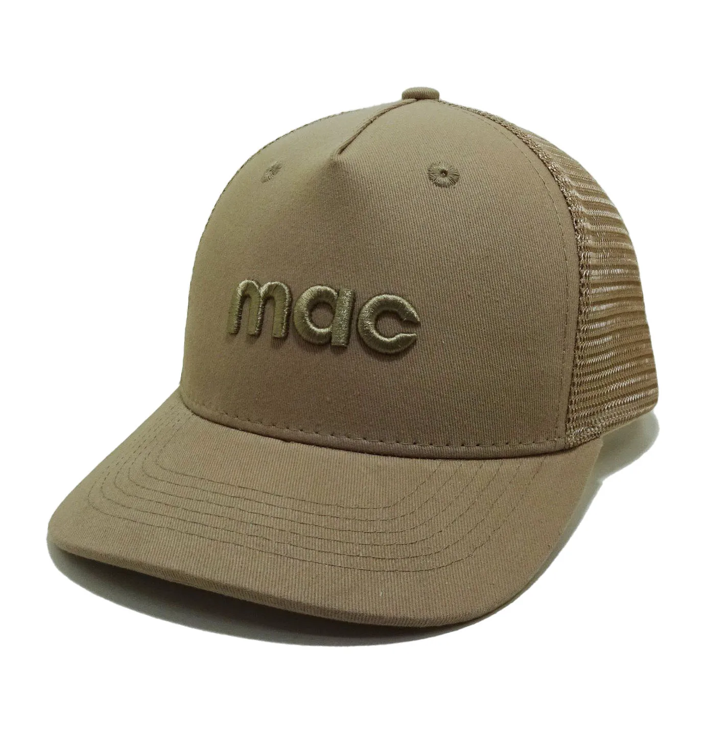 MAC Embroidery Logo Custom Golf Hats in Vietnam Trucker Hats Men Sportswear 5 panels 3D Embroidery Logo Women Headgear