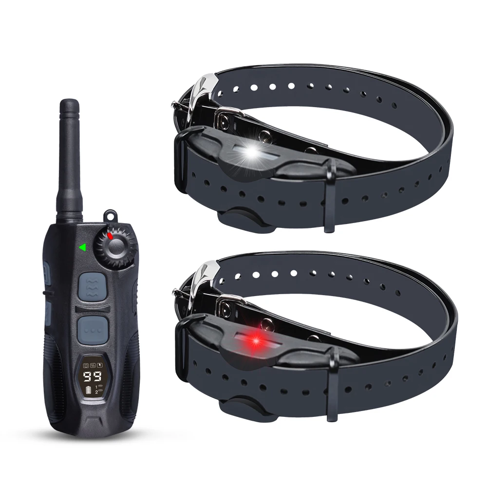 2023 top seller Dog Training Collar Shock Collar for 2 Dogs with Remote Range 1.25M|Beep Vibration and Shock Adjustable