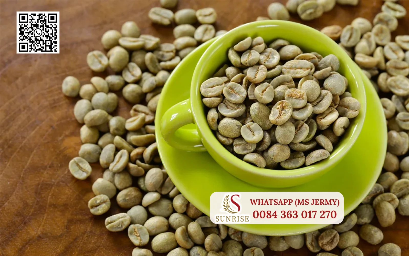 Arabica Coffee Beans 18 Washed Green Coffee Beans High Quality in Bags Jermy 0084 363 017 270