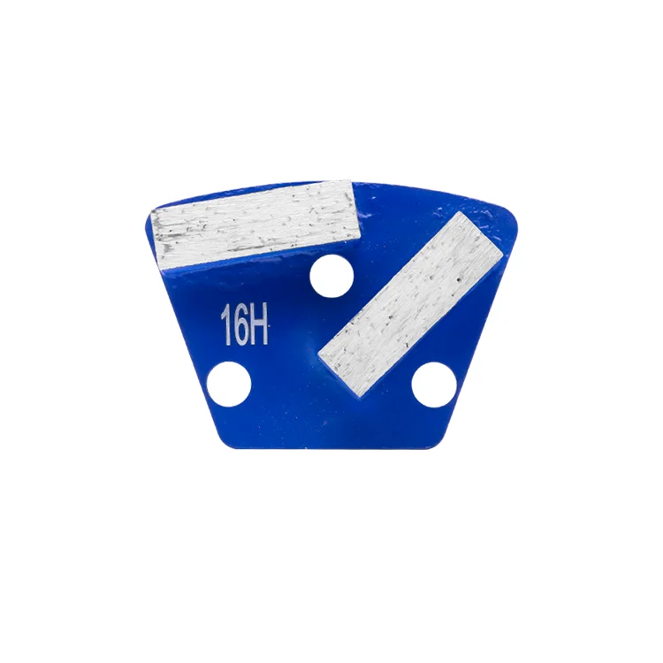 Trapezoid Diamond Grinding Tools with Double Square Segments