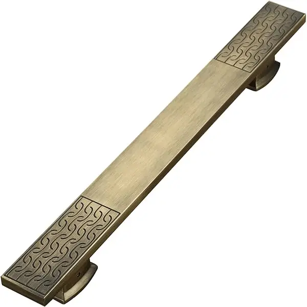 Excellent Brass Antique Finishing Main Door Handle Pull Handle for Glass Door Brass Door Knocker Creative Design Cheap price