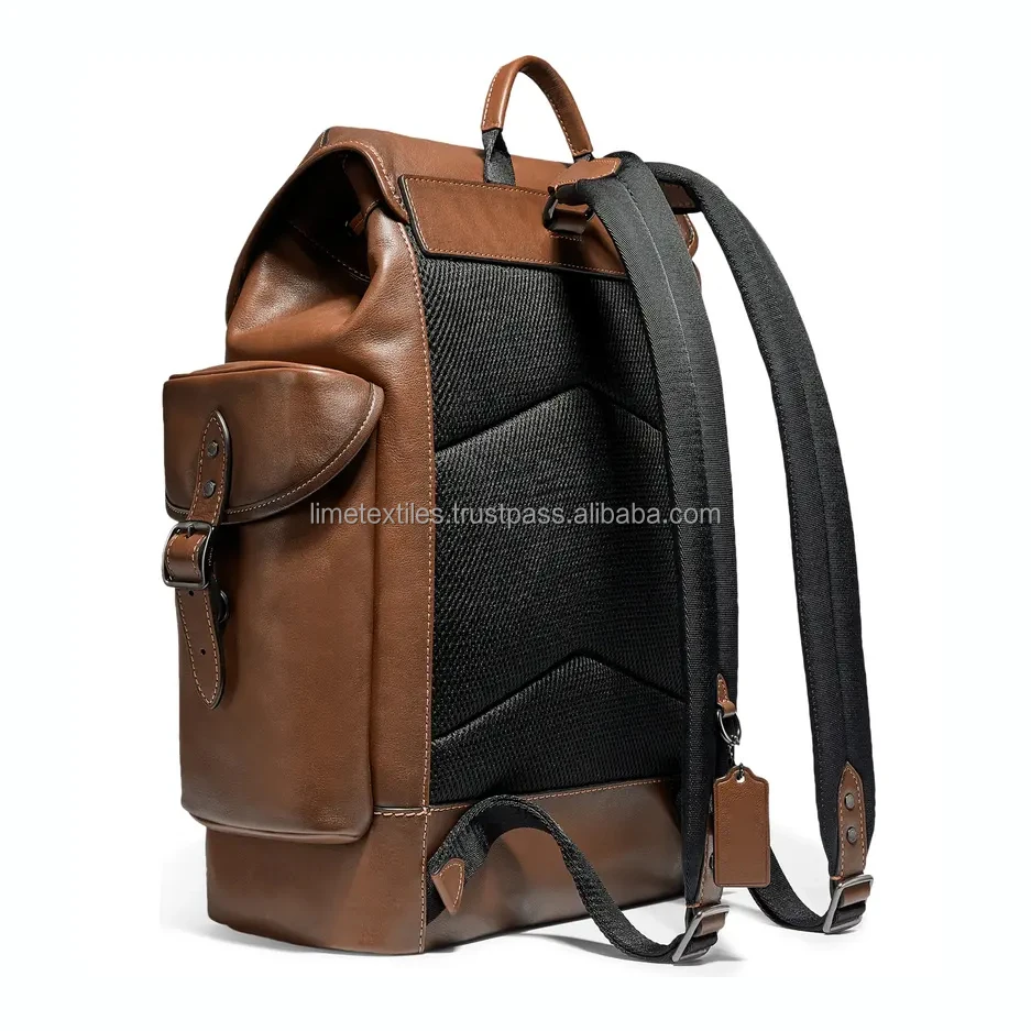 High Quality custom embossing Cheap 2023 Backpacks Leather Usb Smart Charging travel Laptop Backpack