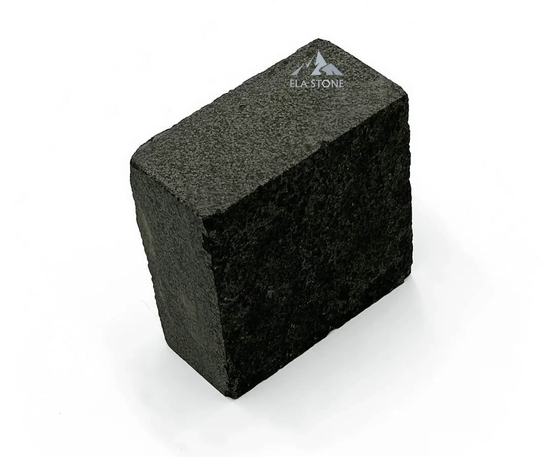 Hot Sale Cubic Decoring Garden Basalt Stone Dark Blue Cubic Outdoor Crossing Stone From Viet Nam