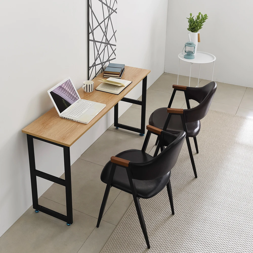 Современный дизайн качественный стандартный размер деревянная металлическая квадратная рамка черный стол для учебы ноутбука компьютерный многофункциональный