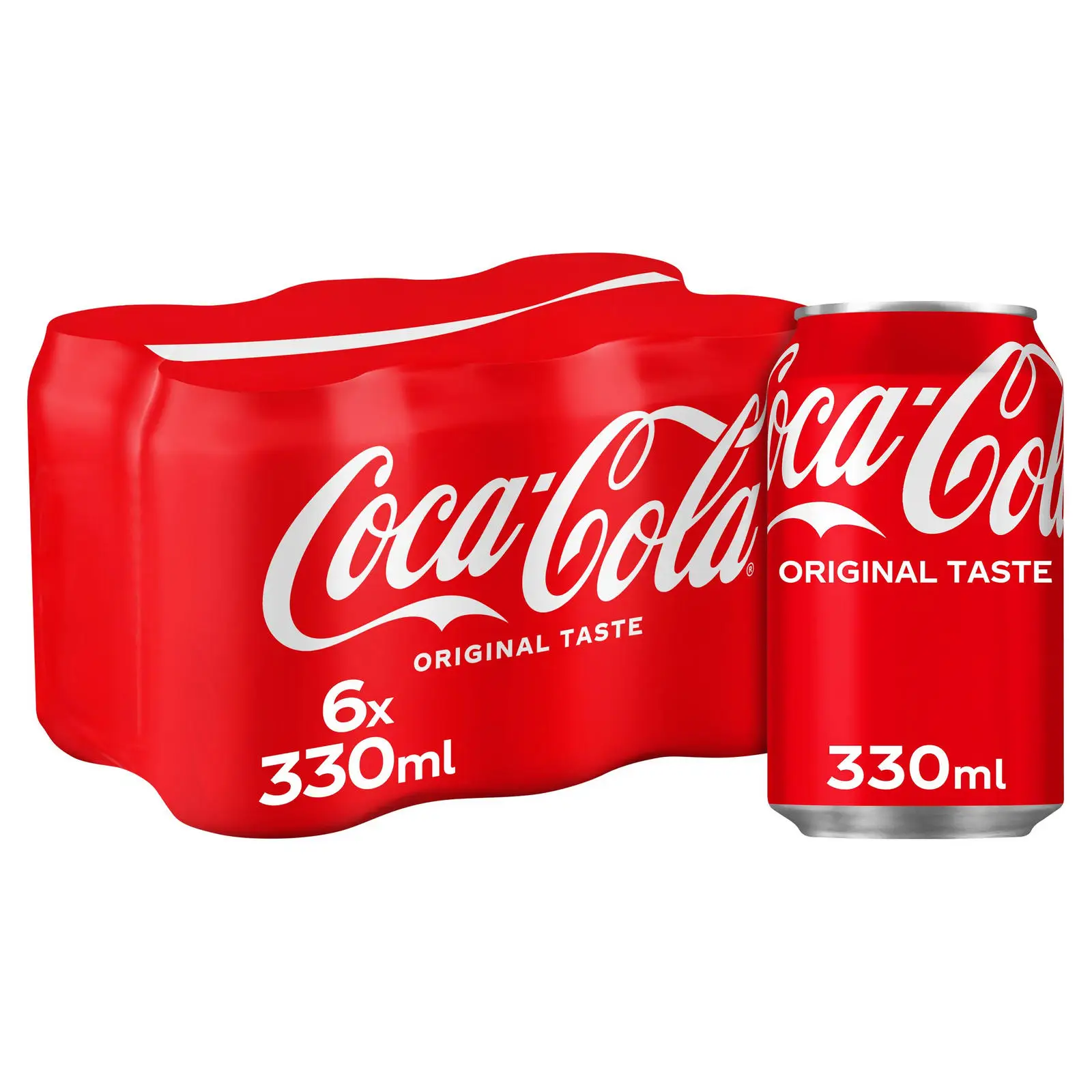 Wholesale Soft Drinks  Original Taste  Carbonated Drinks Beverages natural  tastes 330ml  Cans bottle Pack Of  6 Pieces)