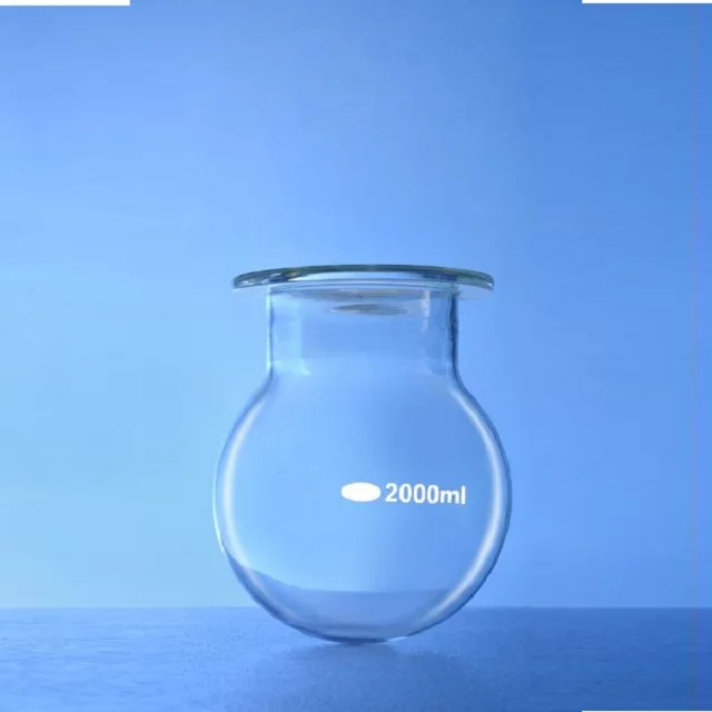 Cheap Price Glass Material Flasks Vessel Reaction, Wide Mouth with Flat Flange, 100mm ID, 150mm OD Best Wholesale Deal Available