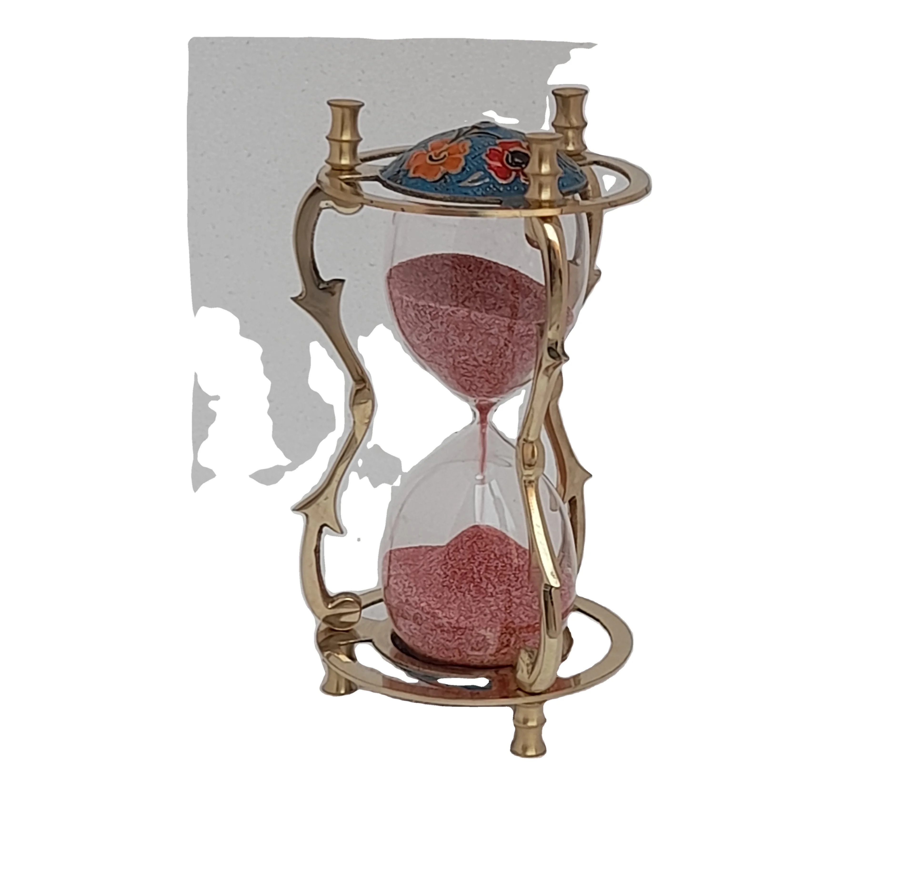 Metal Antique Hourglass For Decor Tabletop New Clock In Wholesale Price New sand Timer Latest Desk Clock For Home And Office