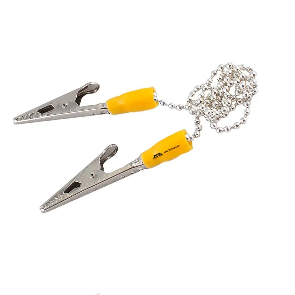 Bib Chain Napkin Holder Polish Flexible Steel Wire Alligator Clip Flexible Autoclave Dental Instruments Tool Dentistry