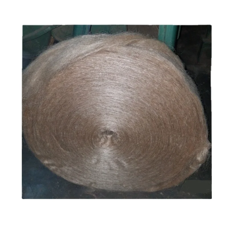Factory Direct Supply Average Quality Eco-Friendly Insulation Material Sliver Roll Bast Fiber Jute Cloth Raw fabric